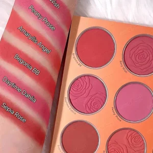 پالت رژگونه فلورال فلاش شیگلم SHEGLAM شش رنگ