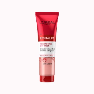 ژل شوینده صورت گلیکولیک اسید لورال  Loreal  مدل Revitalift
