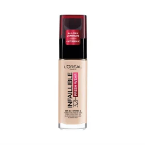 کرم پودر پمپی لورال Loreal اینفالیبل فرش ویر 32 ساعته