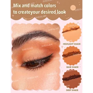 ست 3طبقه سایه چشم شیگلم SHEGLAM مدل Smart Cookie