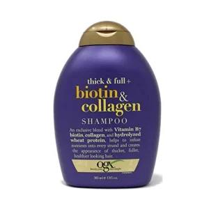 شامپو ضد ریزش و ضخیم کننده مو او جی ایکس OGX مدل Biotin & Collagen