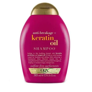 شامپو کراتین تقویت کننده و ضد مو خوره قوی او جی ایکس OGX مدل Keratin Oil