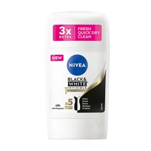 استیک ضد تعریق زنانه نیوآ Nivea مدل Black And White Invisible Silky Smooth