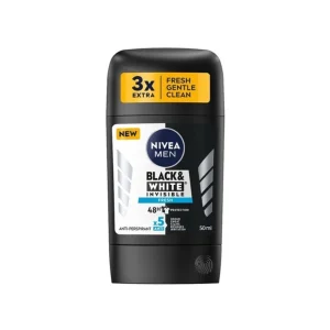 استیک ضد تعریق ۵ کاره مردانه نیوآ Nivea مدل Black And White Invisible Fresh