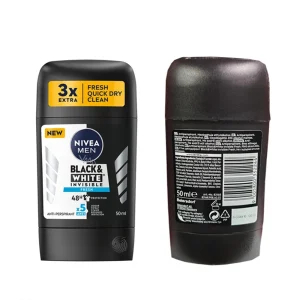 استیک ضد تعریق ۵ کاره مردانه نیوآ Nivea مدل Black And White Invisible Fresh