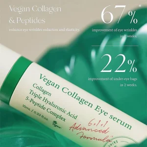 سرم ضد چروک دور چشم اکسیس وای Axis-Y مدل Vegan Collagen Eye Serum