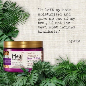 ماسک مو تقویت کننده و آبرسان ماویی شی باتر Maui Moisture Heal & Hydrate + Shea Butter Hair Mask