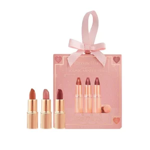 پک سه عددی رژلب های مینی شارلوت تیلبری Charlotte Tilbury مدل Iconic Mini Lip Trio