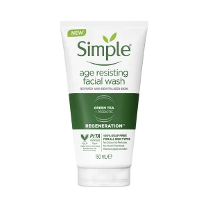ژل شستشوی صورت ضد پیری سیمپل Simple مدل Age Resisting