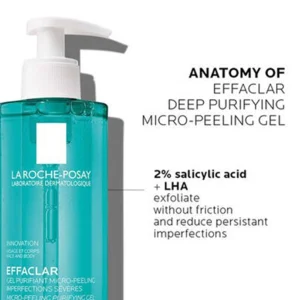 ژل شستشوی ضد جوش لاروش پوزای La roche posay مدل  Effclar