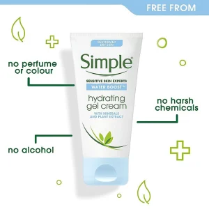 ژل کرم آبرسان سیمپل Simple مدل Hydrating Gel Cream