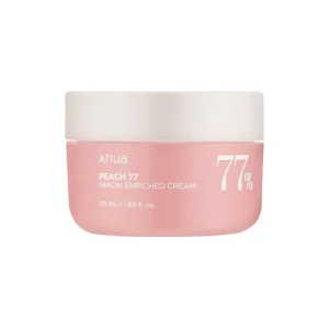کرم آبرسان و تغذیه کننده نیاسینامید هلو آنوا Anua مدل Peach 77% Niacin Enriched Cream