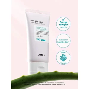کرم ضد آفتاب مرطوب کننده کوزارکس Cosrx  مدل Aloe 54.2 Aqua Tone-Up Sunscreen
