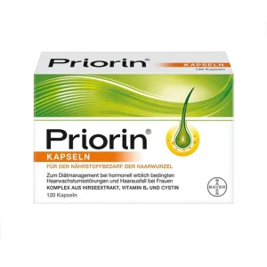 کپسول ضدریزش هورمونی و ارثی مو پریورین بایر آلمان Priorin