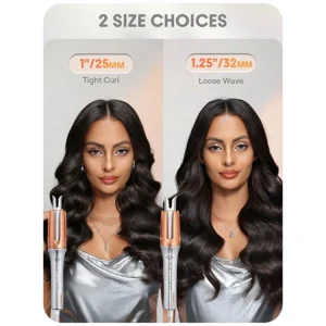 دستگاه کرلی مو لمسی سایز 25 شیگلم Sheglam