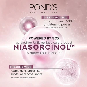 فوم شستشوی روشن کننده پوندز Ponds مدل Niasorcinol