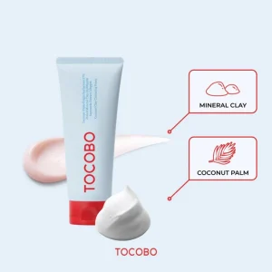 فوم شوینده و پاک کننده صورت حاوی خاک رس نارگیل توکوبو Tocobo